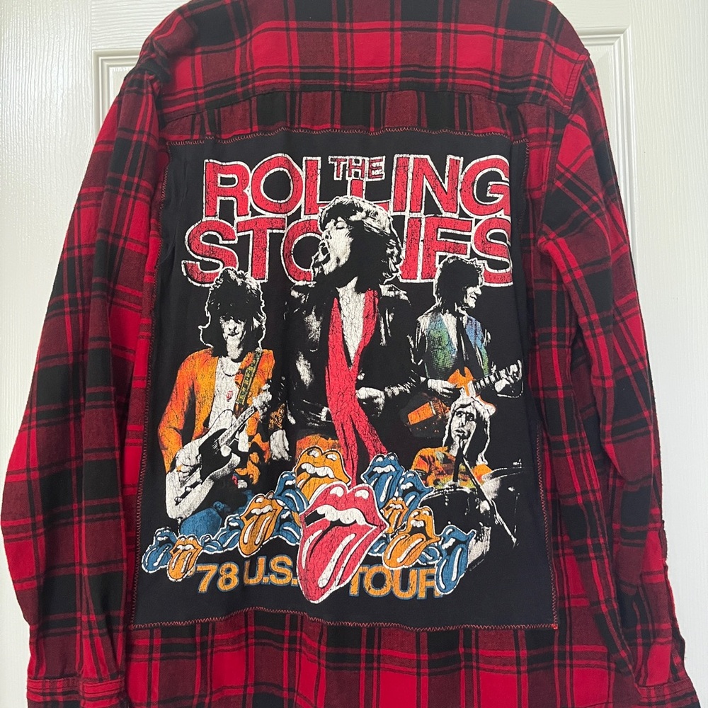 ROLLING STONES Concert Flannel